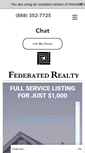 Mobile Screenshot of federatedrealty.com